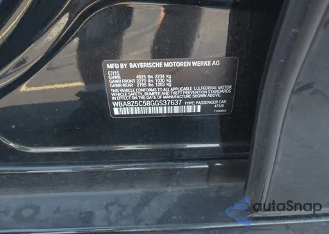 2016 BMW 328I Gran Turismo xDrive z USA, uszkodzony, nr VIN WBA8Z5C58GGS37637